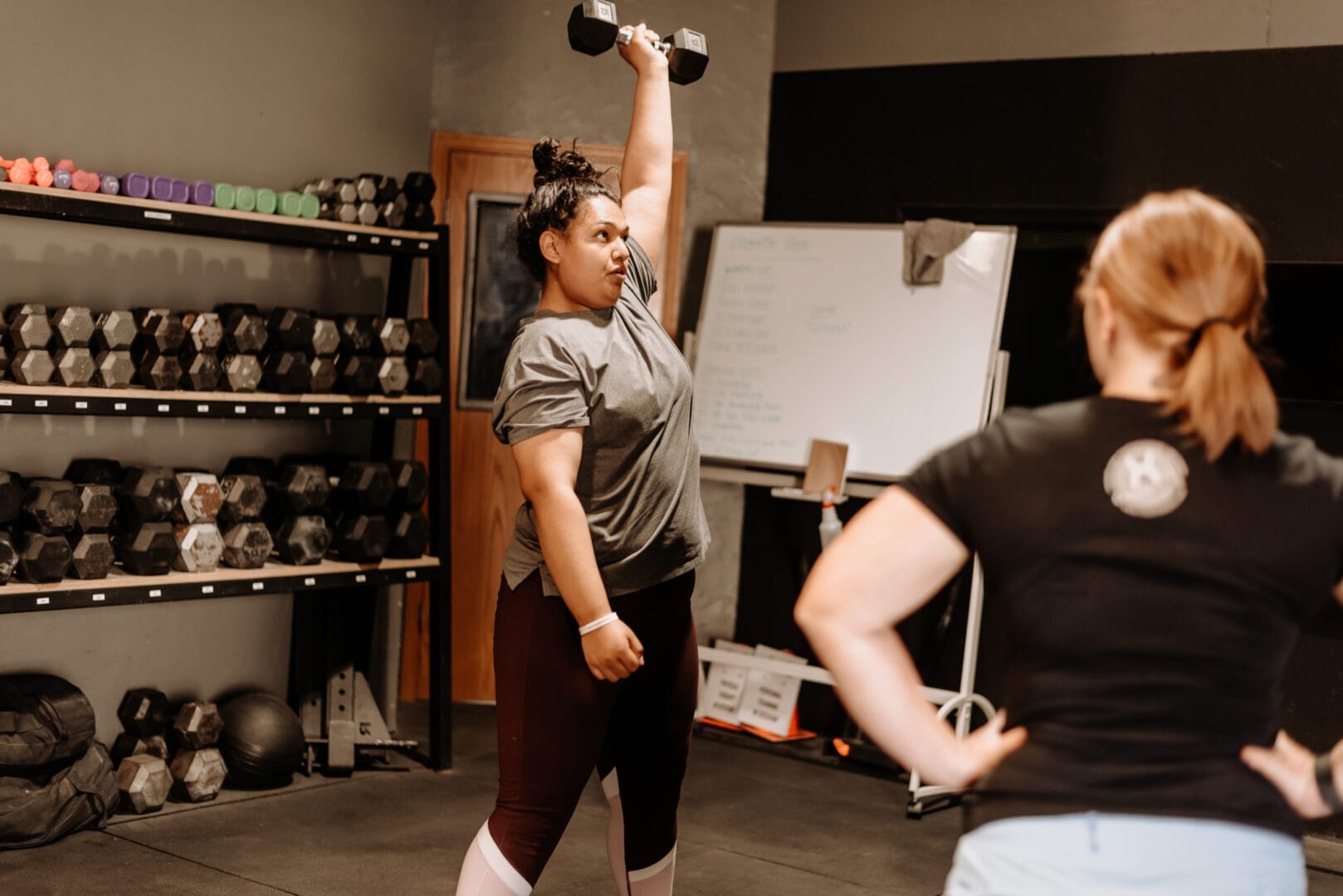Woman doing personal training in Greeley